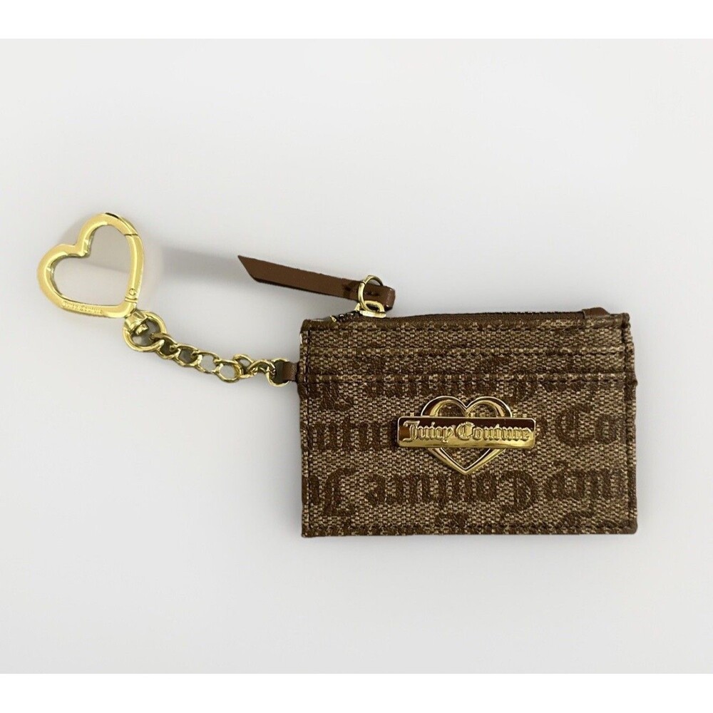 Juicy Couture Card Wallet With Heart Clasp